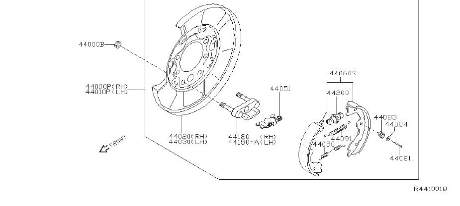 Nissan 44060 00q0e