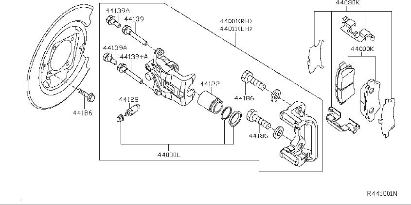 Nissan 44060 00q0e